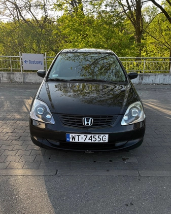 Honda Civic cena 6700 przebieg: 231331, rok produkcji 2004 z Warszawa małe 37